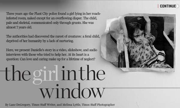 The girl in the window